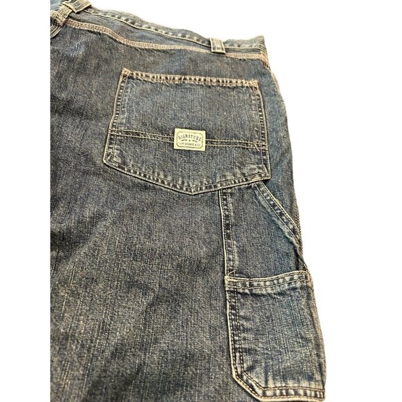 Levi Strauss Signature Workwear Carpenter Blue Jeans Sz 42x30 Vintage - Picture 10 of 12